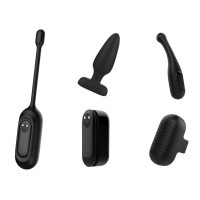 Черный вибронабор из 5 предметов Черный вибронабор из 5 предметов