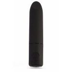 Черный перезаряжаемый вибратор-пуля Clit Fun Vibrator - 8,7 см.
