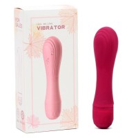 Бордовый мини-вибратор LILO - 11,8 см. Бордовый мини-вибратор LILO - 11,8 см.