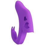Фиолетовый вибратор на палец Yenna