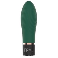 Изумрудный мини-вибратор Dalim - 10 см.