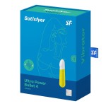 Желтый мини-вибратор Ultra Power Bullet 4 Желтый мини-вибратор Ultra Power Bullet 4