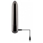 Черная вибропуля Real Simple - 10 см.