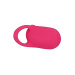 Розовый сенсорный вибромассажёр на палец Fuzu Sensa