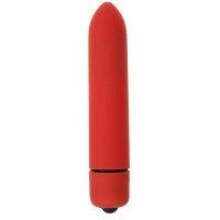 Красная вибропуля с заострённым кончиком - 9,3 см.