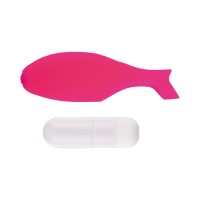 Розовая силиконовая насадка на палец с вибрацией Розовая силиконовая насадка на палец с вибрацией