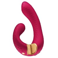 Малиновый гибкий вибростимулятор MIYO с двумя моторами - 18,5 см. Малиновый гибкий вибростимулятор MIYO с двумя моторами - 18,5 см.