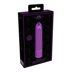 Фиолетовая перезаряжаемая вибропуля Imperial - 10 см.