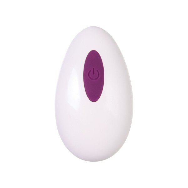 Фиолетовое силиконовое виброяйцо Purr