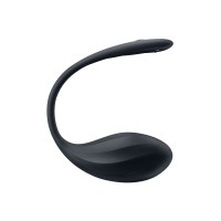 Черное виброяйцо Ribbed Petal с пультом ДУ Черное виброяйцо Ribbed Petal с пультом ДУ