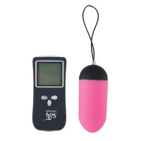 Розовое виброяйцо с пультом ДУ Розовое виброяйцо с пультом ДУ