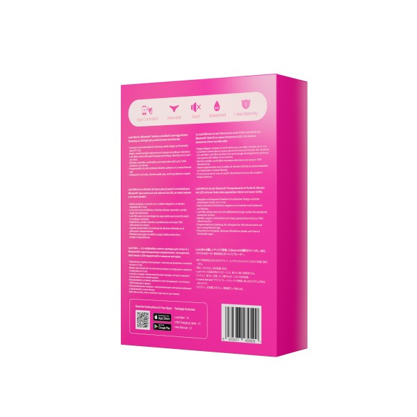 Розовое виброяйцо Lush Mini