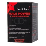 Капсулы для мужчин Erotichard male power с пантогематогеном - 20 капсул (0,370 гр.)