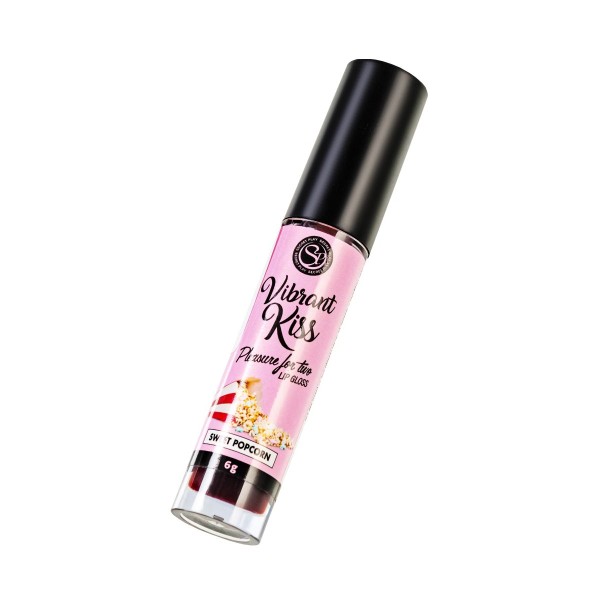 Бальзам для губ Lip Gloss Vibrant Kiss со вкусом попкорна - 6 гр.