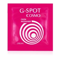 Стимулирующий интимный крем для женщин Cosmo G-spot - 2 гр. Стимулирующий интимный крем для женщин Cosmo G-spot - 2 гр.